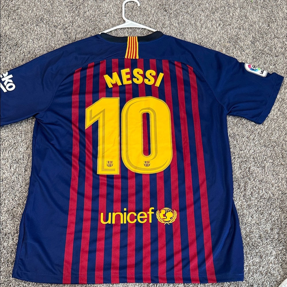Authentic Messi jersey- nike FC Barcelona Home Jersey